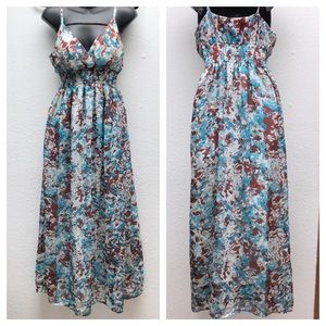 Boho Maxi Hippy Dress S
